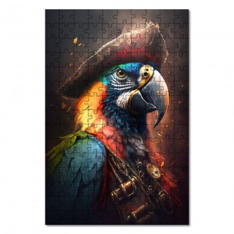 Wooden Puzzle Parrot Pirate 1