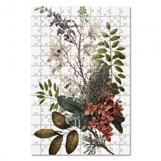 Wooden Puzzle Flower herbarium 7