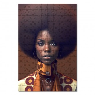 Wooden Puzzle Fashion - Afro