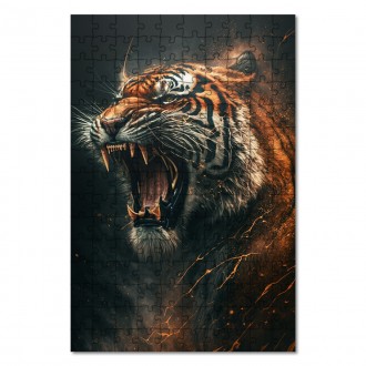 Wooden Puzzle Roar of the tiger