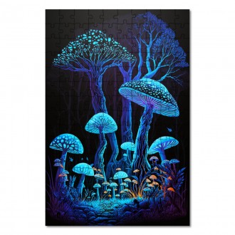 Wooden Puzzle Magic mushrooms