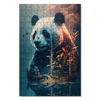 Wooden Puzzle Panda Spirit
