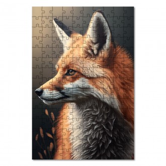 Wooden Puzzle Fox