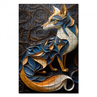 Wooden Puzzle Paper fox