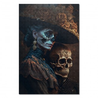 Wooden Puzzle Lady of death