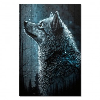 Wooden Puzzle Land of Wolves 1