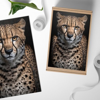 Wooden Puzzle Cheetah female