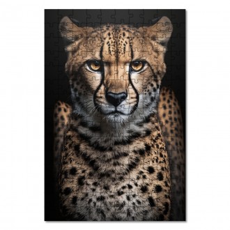 Wooden Puzzle Cheetah female