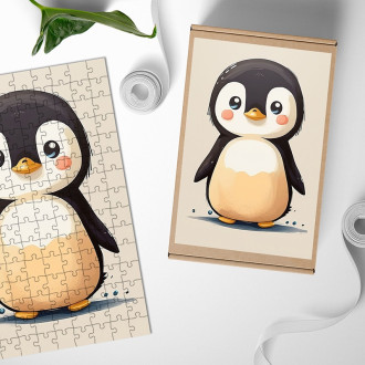 Wooden Puzzle Little penguin