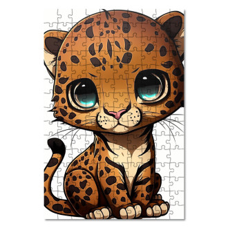Wooden Puzzle Little leopard