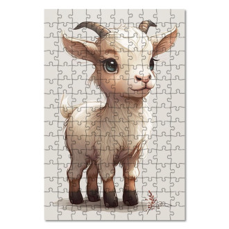 Wooden Puzzle Little goat