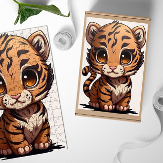 Wooden Puzzle Little tiger