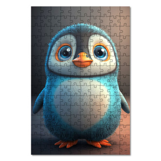 Wooden Puzzle Cute penguin
