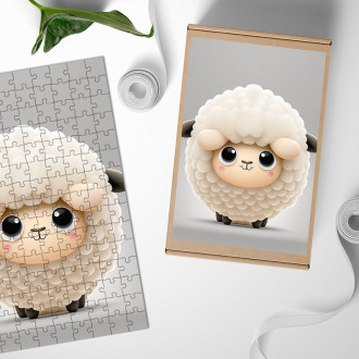 Wooden Puzzle Little sheep