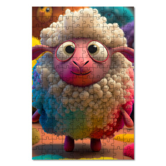 Wooden Puzzle Cute sheep