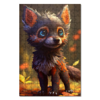 Wooden Puzzle Cute wolf