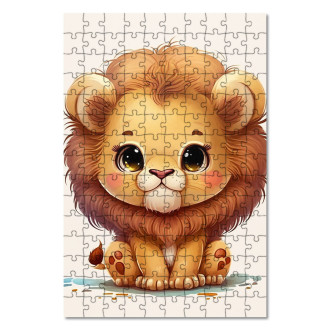 Wooden Puzzle Little lion