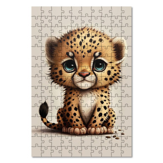 Wooden Puzzle Little cheetah