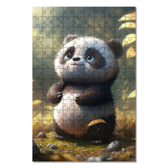 Wooden Puzzle Cute panda