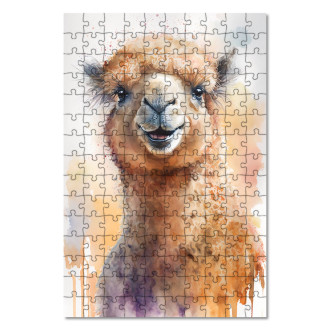 Wooden Puzzle Watercolor camel
