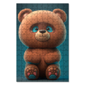 Wooden Puzzle Animated teddy bear