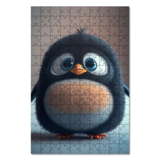 Wooden Puzzle Animated penguin