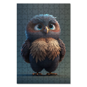 Wooden Puzzle Animated eagle
