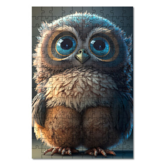 Wooden Puzzle Animated owl