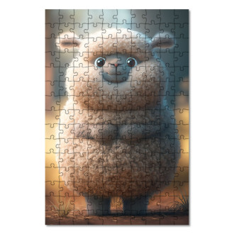 Wooden Puzzle Cute sheep 1