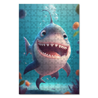 Wooden Puzzle Cute shark