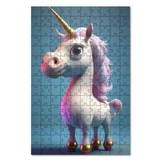 Wooden Puzzle Cute unicorn