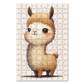 Wooden Puzzle Little llama