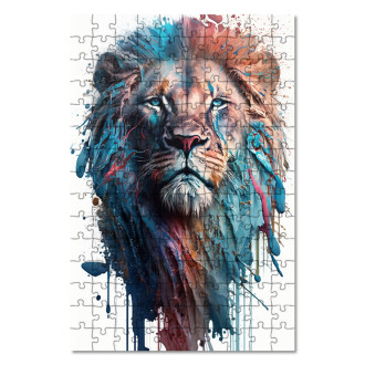 Wooden Puzzle Graffiti lion