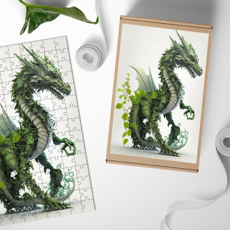 Wooden Puzzle Natural dragon