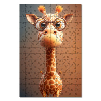 Wooden Puzzle Animated giraffe