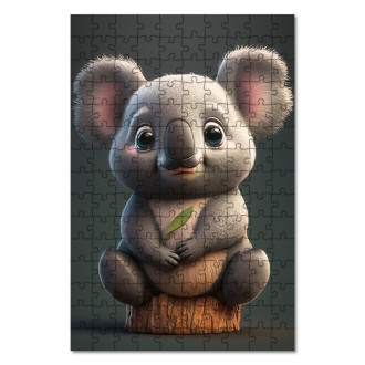 Wooden Puzzle Animated koala
