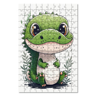 Wooden Puzzle Little crocodile