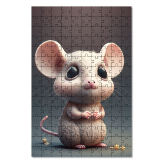 Wooden Puzzle Animated mouse