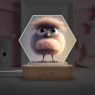 Cute animated ostrich 1