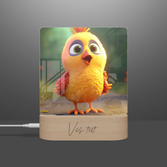Cute animated chicken