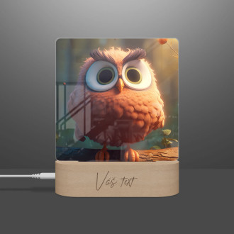 Cute animated owl