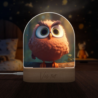 Cute animated owl