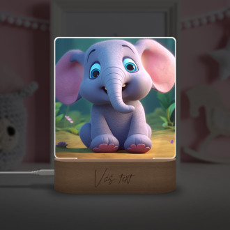 Cute animated elephant