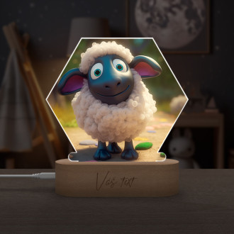 Cute animated sheep