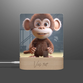 Cute animated monkey