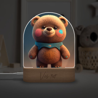Cute animated teddy bear