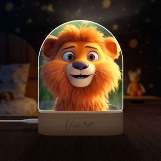 Cute animated lion 1