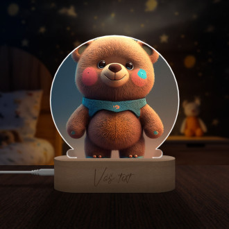 Cute animated teddy bear
