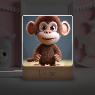 Cute animated monkey