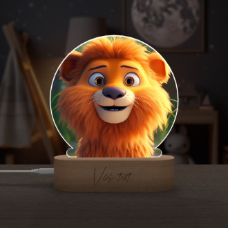 Cute animated lion 1